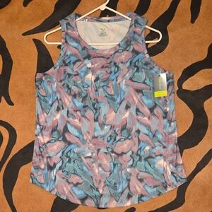 Tek Gear Women's Multicolor Abstract Tank Top